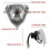 Motorcycle headlight for Beta RR with halogen and wick light 4