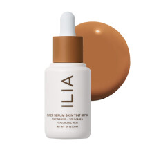 ILIA - Super Serum Skin Tint SPF 40 | Icke-komedogen, Vegan, Lättviktig mot Blått Ljus, + Föroreningar, Återfuktar, Utjämnar