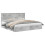VidaXL vidaXL Storage Bed Concrete Grey 200 x 200 cm Engineered Wood 5