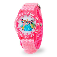 Disney Princess Watch for Girls Age 4-7, Perfect Princess Watch for Kids, Stylish and Fun Timepiece Young Fans - Toddler Watches with Pink Nylon Strap