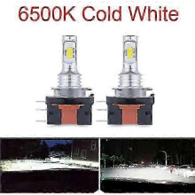 (H15, 6500K) suitable for 2Pcs H15 H4 H7 LED No Error CSP-3570 Chip Headlight 80W 20000Lm DRLs Car Bulbs 6500K White Yellow Blue Head Auto Lamp Kit