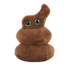 GIANT MICROBES Poep Knuffel - Leer over Darmgezondheid met Dit Humoristische Knuffel