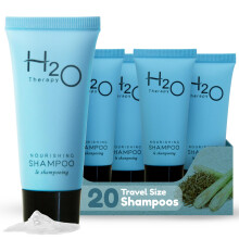 H2O Therapy Resestor 20-Pack Hotell Schampo 0,85 oz Flaskor Gästprodukter