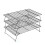 Baking Cookie Sheets 3layers Stackable Cake Cooling Rack Metal Biscuits Bread Cookie Cooling Rack Net Mat Bakingtools 1