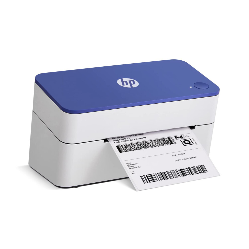 Hp Shipping Label Printer, 4X6 Commercial Grade Direct Thermal, Compact & Easy-To-Use, High-Speed 203 Dpi Barcode Printer, Compatible With Amazon, Ups