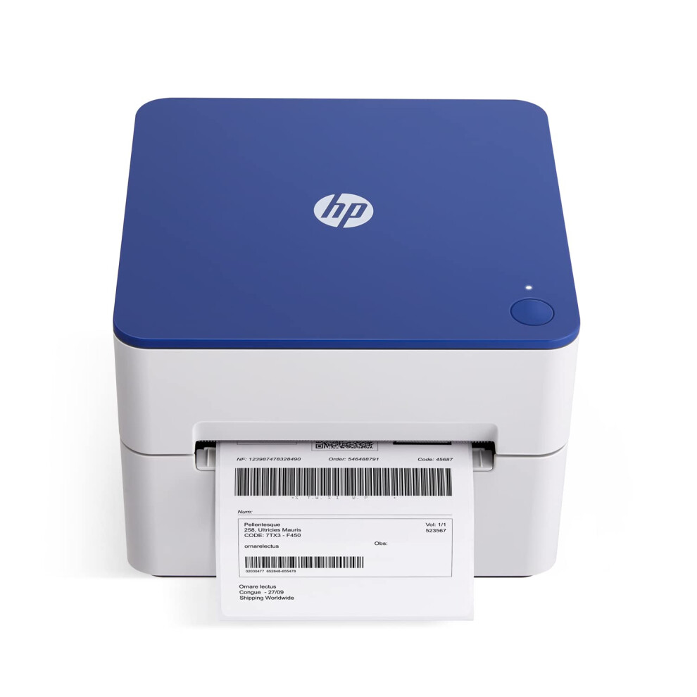 Hp Shipping Label Printer, 4X6 Commercial Grade Direct Thermal, Compact & Easy-To-Use, High-Speed 203 Dpi, Barcode Printer, Compatible With Amazon, Up