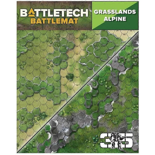 BattleTech Battle Mat Grasslands Alpine
