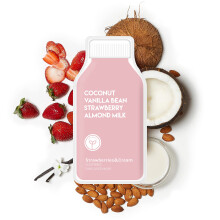 ESW Beauty Jordgubbar & Grädde - Lugnande Rå Juice Ansiktsmask (6-Pack)
