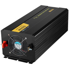 VEVOR Pure Sine Wave Inverter, 5000 Watt, Power Inverter, DC 12V to AC 120V Car Inverter, with LCD Display, USB Port and Remote Controller, Power Conv
