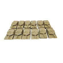12-tlg. Panzer Militär Fahrzeuge mit Rädern Diorama Sets Spielzeug Flugzeugträger