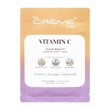 The Crme Shop Koreansk Hudvård Vitamin C Ansiktsmask - Åldersbekämpande, Mörka Ringar, Rynkor, Ökar Kollagenproduktionen
