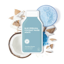 ESW Beauty The Blue Dream - Feuchtigkeitsreparatur Rohsaft-Gesichtsmaske (6er-Pack) - Hydratisierend mit Blau Spirulina
