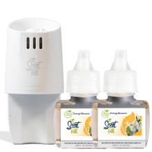 Scent Fill 100% Natürlicher Orangenblüten-Duftstecker, 2 Nachfüllungen + Diffusor