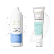 LAURA GELLER NEW YORK Duo Prime-n-Set: Spackle Primer, Hidratante + Spray Fijador Mist con Electrolitos