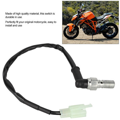 Single Line Motorcycle Brake Light Switch M10x1 2