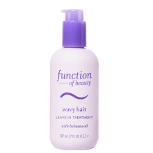 FUNCTION OF BEAUTY Tratamiento Acondicionador Sin Aclarado para Cabello Ondulado, 7 oz - Define Ondas, Brillo Glossy