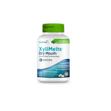 Oracoat XyliMelts för torr mun - Fuktande sugtabletter, sockerfria med xylitol, 395 stycken, mintsmak, 8-timmar