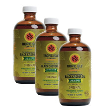Jamaican Black Castor Oil Bio voor Haargroei & Scalp Hydratatie - 3x Originele Bundel - Voor Nourishing