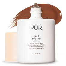 PR MINERALS Tinted Sunscreen for Face, 4-in-1 Skin Tint - Broad Spectrum Mineral Sunscreen, SPF 50 - Tinted Facial Moisturizer, Primer & Foundation fo