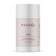 MAGSOL Natural Deodorant for Men & Women | Aluminum Free Deodorant | Gentle on Skin with Sweet Almond Oil & Beeswax | Baking Soda Free | Paraben & Pth