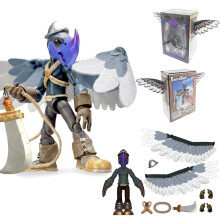 Plunderbeak Kapten Longbill 1:12 Skala Actionfigur, Fågelkapten Karaktär, 25+ POA, Vändbara Modulerande Vingar
