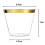 Kids dishwasher safe glasses for water drinking plastic PC 2