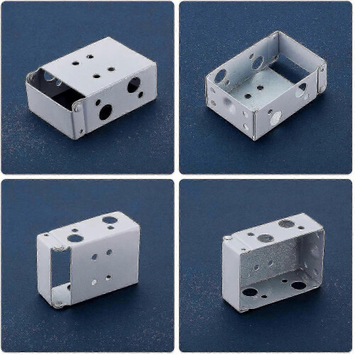 White brackets for blinds 2 inch low profile mounting 1