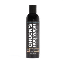 Chuck's Hog Wash - Naturlig Skägg- och Kroppstvätt - Bushwhacker Doft, 8oz - Gör Ditt Skägg Mjukare Än Någonsin