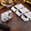 White brackets for blinds 2 inch low profile mounting 4