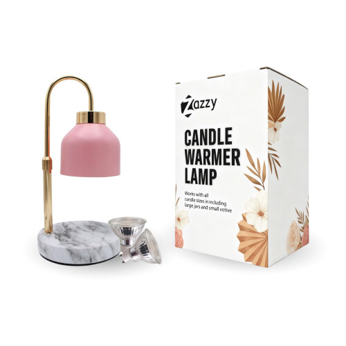 Lampada Scaldacandele con Timer & Dimmer | Altezza e Luminosità Regolabili | Include 2 Bulbi Extra | Scaldacandele