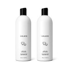 Shampoo per Cani Puppy Love LolaVie - 16 oz, 2 Pezzi - pH Bilanciato per Pelle Sensibile - Elimina Odori Persistenti
