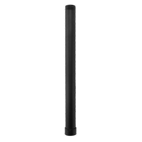 Black brass shower pipe 30cm for bath mixer extend 2