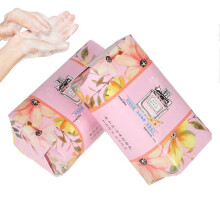 (pink) Handmade Essential Oil Soap 3-in-1 Hand Face Body Wash Perfume Soap