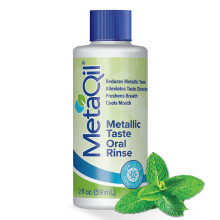 MetaQil Oral Rinse, Proven to Relieve Metallic, Bitter and Other Taste Disorders, Made from Natural Ingredients, Cools and Freshens Breath, Travel-Fri