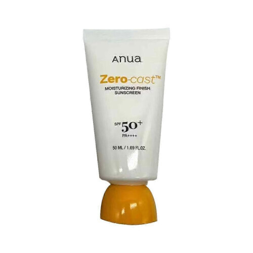 Anua Zero-Cast Moisturizing Sunscreen - Invisible Finish 50ml