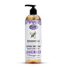 Beessential Naturlig Kroppstvål, Lavendel, Sulfatfri Duschgel med Eteriska Oljor, 16 oz