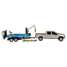 Big Country Toys - Angelspielzeug-Set - Kinder Angelset mit Boot und Ford F-250 Super Duty - 12-teiliges Set