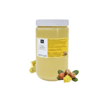 HalalEveryDay Gelbe Sheabutter aus Ghana, Roh und Unraffiniert für Haut & Haar, 100% Reines Natur-Moisturizer