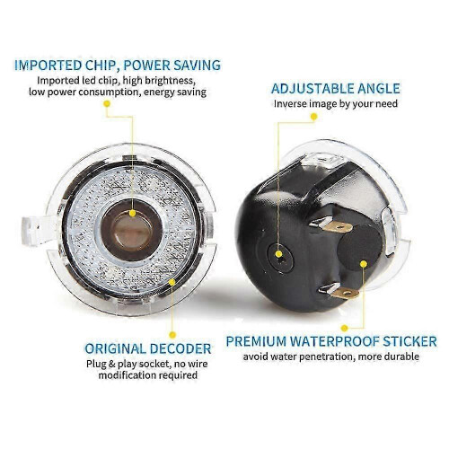 LED welcome light for Ford Edge Mondeo - 2pcs mirror light 1
