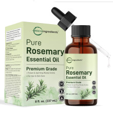 Micro Ingredients Rosmarin Eterisk Olja för Hår, Huvudbotten & Hud, 8 fl oz - 100% Ren & Naturlig