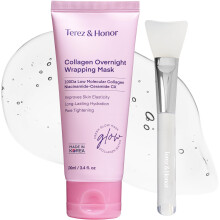 TEREZ & HONOR Kollagen Nacht Peel-Off Maske: Koreanische Maske für Elastizität, Feuchtigkeit & Glow