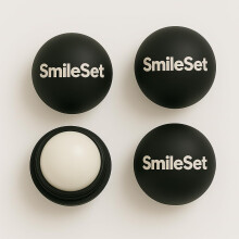 Smile Set Premium Hydrating Lip Balm Sphere - Långvarig Läppfukt - Sphere Applicator - (4-pack)