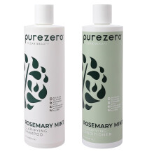 Purezero Rosmarin Minze Klärendes Shampoo & Conditioner Set - Veganes Duo für ausgewogene Kopfhaut