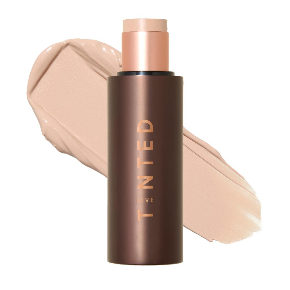 Live Tinted Huestick Complexion Stick - Medium-To-Full Buildable Coverage - Soft Matte Finish - Multitasking Makeup Stick - Lightweight, Creamy Formul
