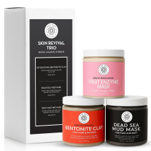 Pure Body Naturals Gesichtsmaske Geschenkeset für Frauen - 3-teiliges Spa-Masken-Set