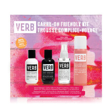 VERB Reise-Kit, 4 Teile - Bestseller für Glanz + schwereloses Finish + Frizz-Reduktion