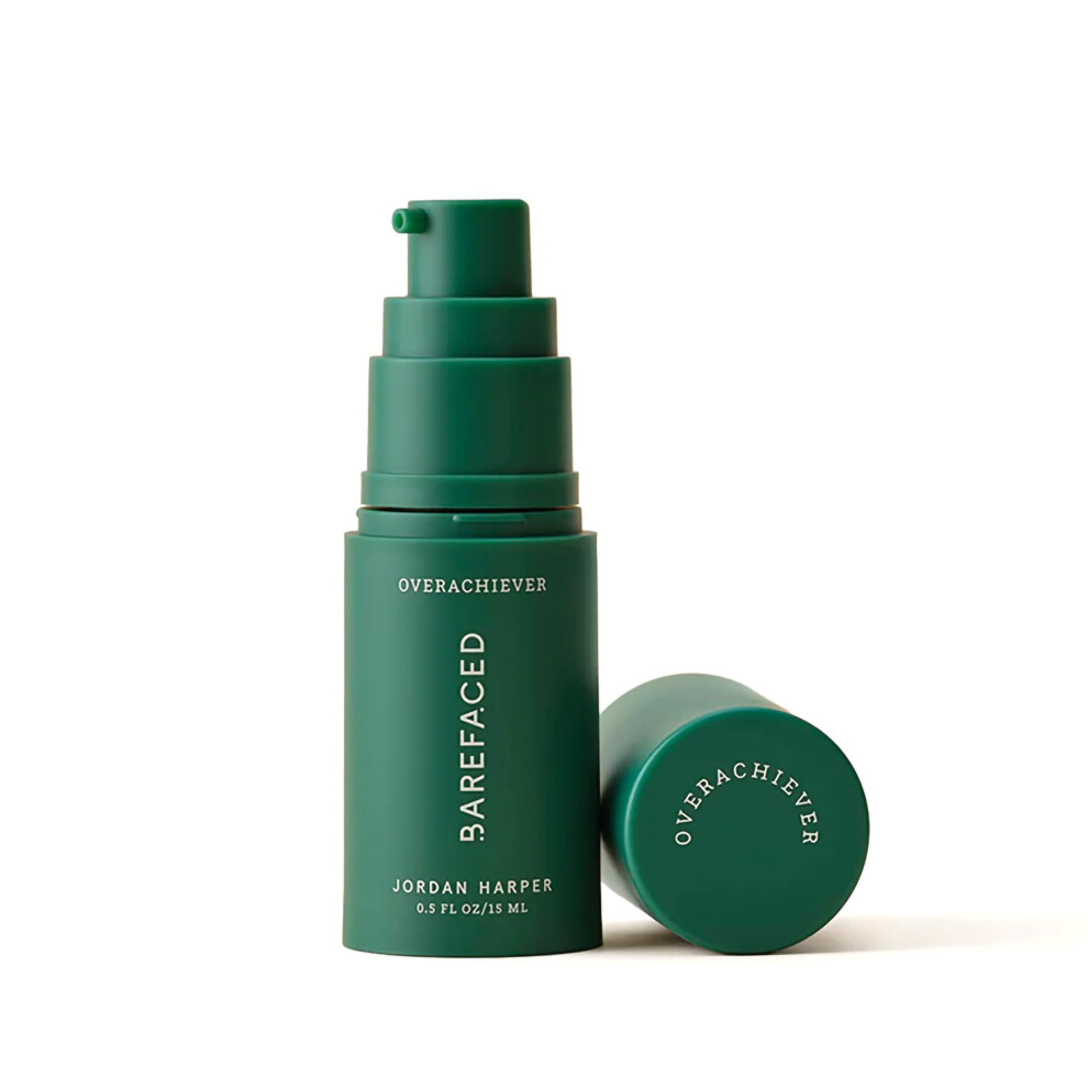 Barefaced Overachiever Mini (0.5 Fl Oz) - 10-In-1 Skin Booster With Bakuchiol, Resveratrol & Green Tea - Retinol Alternative, Hydrates, Minimizes Pore