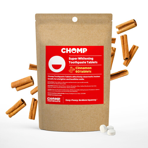Chomp Tandpasta Tabletten Navulling Kaneel