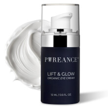 Crème Contour des Yeux Lift & Glow Bio - Anti-âge pour Cernes et Puffiness