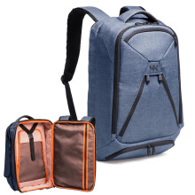 Sac à dos Knack Série 1 pour ordinateur portable jusqu'à 15 pouces - Sac à dos de voyage extensible, approuvé TSA